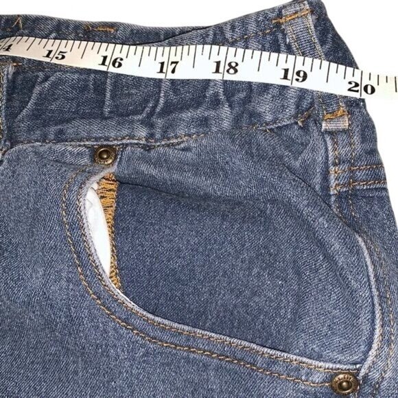 Active Joe Womens Elastic Waist Relaxed Fit Blue Denim Jeans Size 22W - Picture 7 of 9